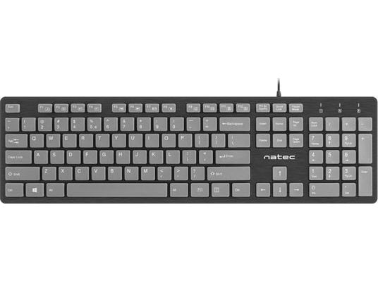 Natec Discus 2 Slim Wired Black US näppäimistö (NKL-1829)