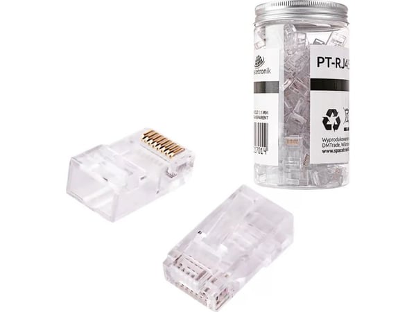 „Spacetronik“ RJ45-kontakt cat.6 UTP PT-RJ456UT-1 100 stk