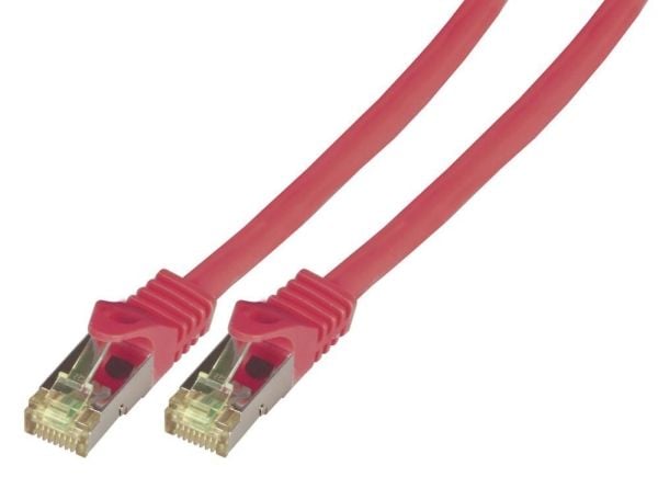 EFB Elektronik MK7001.0,5R, 0,5 m, Cat6a, S/FTP (S-STP), RJ-45, RJ-45, Rød