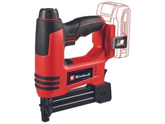 Einhell TE-CN 18 Li - Solo, Spiker-/stiftepistol, Strakt magasin, Kontakt modus, Svart, Rød, Plast, China - SOLO