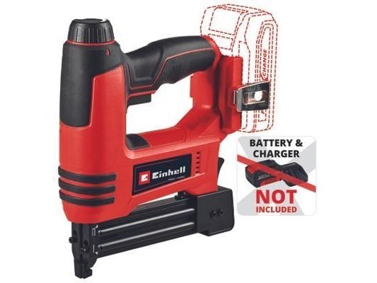 Einhell TE-CN 18 Li - Solo, Spiker-/stiftepistol, Strakt magasin, Kontakt modus, Svart, Rød, Plast, China - SOLO