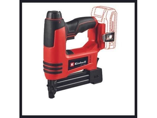 Einhell TE-CN 18 Li - Solo, Spiker-/stiftepistol, Strakt magasin, Kontakt modus, Svart, Rød, Plast, China - SOLO
