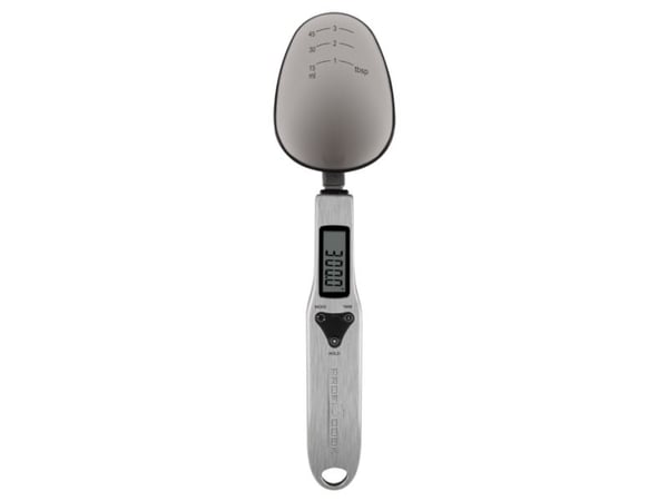 ProfiCook PC-LW 1214, Elektronisk kjøkkenvekt, 0,3 kg, 0,1 g, Rustfritt stål, LCD, AAA