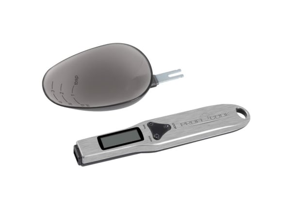 ProfiCook PC-LW 1214, Elektronisk kjøkkenvekt, 0,3 kg, 0,1 g, Rustfritt stål, LCD, AAA