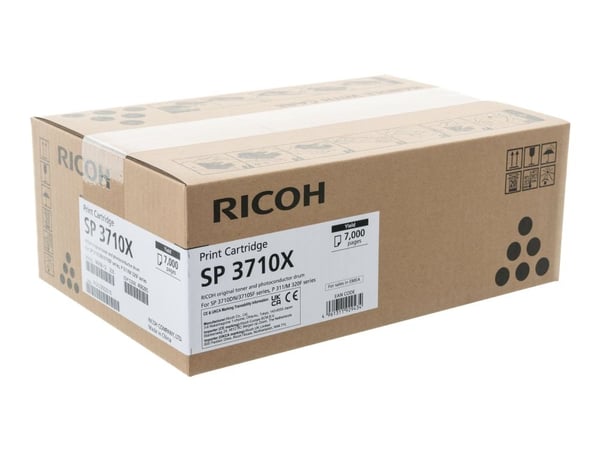 Ricoh 408285, 7000 sivua, Musta, 1 kpl