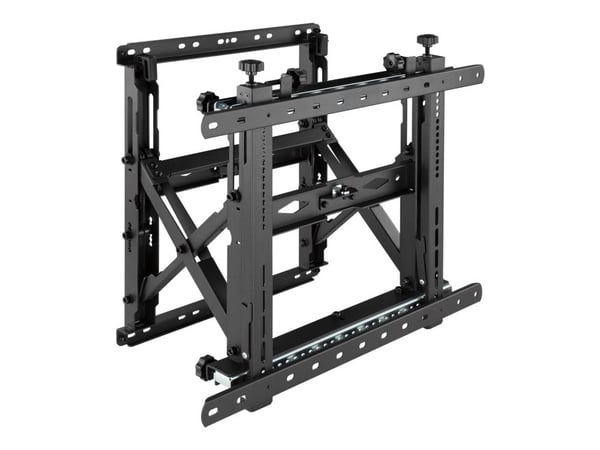 Vision - Monteringssett (veggmontering) - for LCD-skjerm - låsbar - stål - svart - skjermstørrelse: 45"-86"