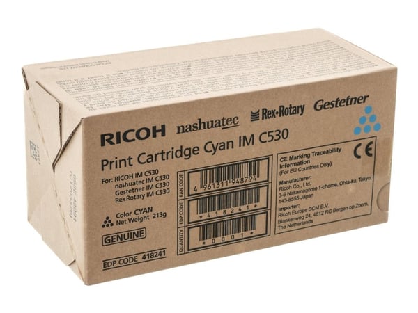 Ricoh IM C530 - Cyan - original - tonerpatron - for IM C530