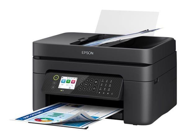 Epson WorkForce WF-2950DWF - Multifunksjonsskriver - farge - ink-jet - 216 x 297 mm (original) - A4/Letter (medie) - opp til 10 spm (trykking) - 10...