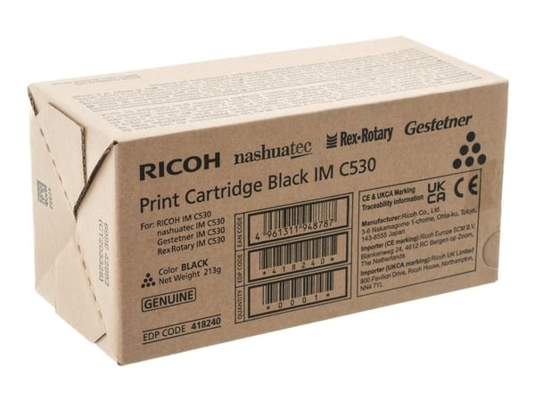 Ricoh 418240, 20500 sivua, Musta, 1 kpl