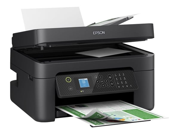 Epson WorkForce WF-2930DWF - Multifunktionsskrivare - färg - bläckstråle - 216 x 297 mm (original) - A4/Letter (media) - upp till 10 sidor/minut (u...