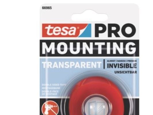 tesa Monteringsbånd PRO Transparent 66965-00001-00 (L x B) 5 m x 19 mm - 1 stk.