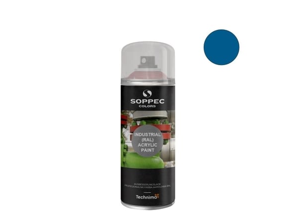 SOPPEC Colors spraymaling akryl 400 ml. RAL 5017 TRAFIK-BLÅ blank