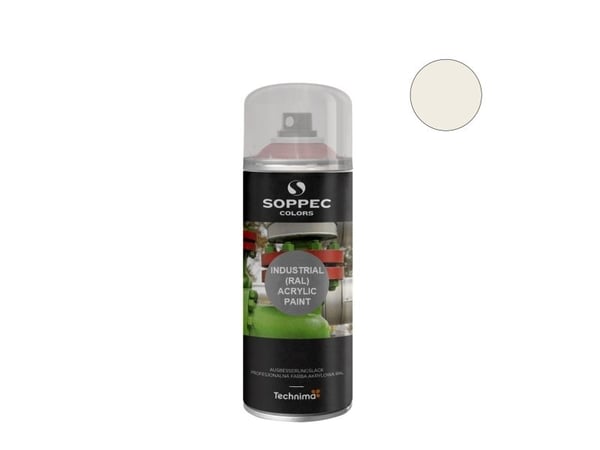 SOPPEC Colors spraymaling akryl 400 ml. RAL 9010 REN-HVID blank