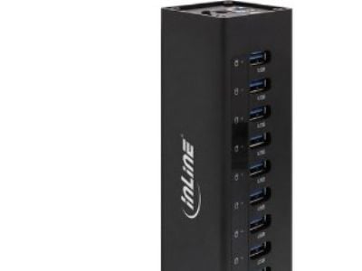InLine 4043718214419, USB 3.2 Gen 1 (3.1 Gen 1) Type-A, USB 3.2 Gen 1 (3.1 Gen 1) Type-A, 5000 Mbit/s, Sort, 1 m, DC