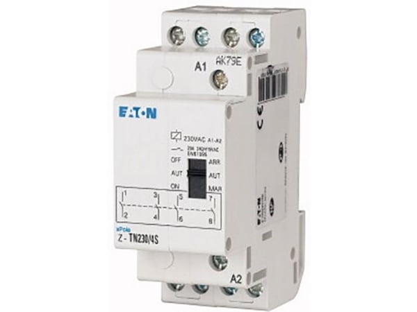 Strömbrytningskontakt DIN-skena Eaton Z-TN230/4S, 4 x slutkontakt 20 A, 1 st
