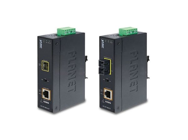 PLANET IGTP-805AT - Fibermedieomformer - 1GbE - 10Base-T, 1000Base-LX, 1000Base-SX, 100Base-TX, 1000Base-T - SFP (mini-GBIC) / RJ-45