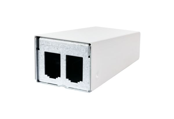METZ CONNECT 130861-0202-E, Veggmontering, Hvit, Aluminium, Zink-stål, 52 mm, 110 mm, 43,6 mm