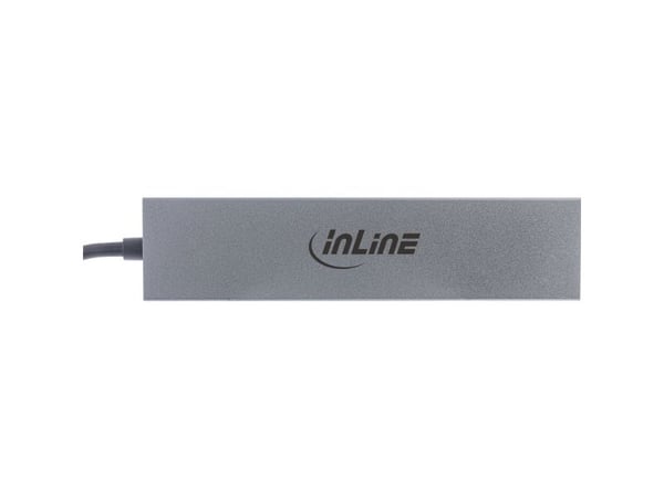 InLine 35392B, USB 2.0 Type-C, USB 3.2 Gen 2 (3.1 Gen 2) Type-C, 10000 Mbit/s, Grå, Aluminium, 100 W