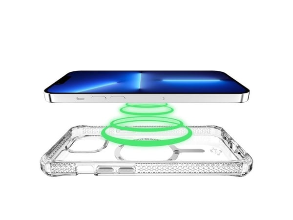 ITSKINS HYBRID R//CLEAR, Suojus, Apple, iPhone 14 Plus, 17 cm (6.7"), Läpinäkyvä