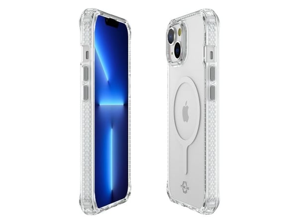 ITSKINS HYBRID R//CLEAR, Suojus, Apple, iPhone 14 Plus, 17 cm (6.7"), Läpinäkyvä