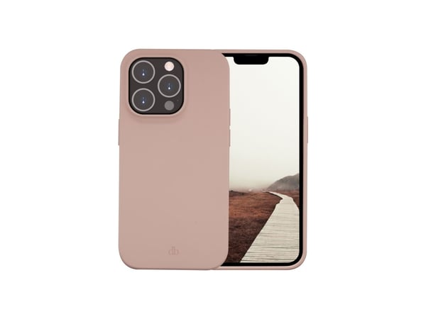 dbramante1928 Greenland - Baksidedeksel for mobiltelefon - 100 % resirkulert plast - rosa sand - for Apple iPhone 14 Pro Max