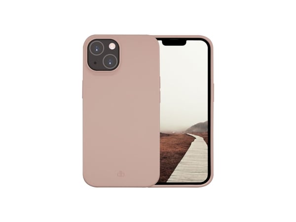 dbramante1928 Greenland - Baksidedeksel for mobiltelefon - 100 % resirkulert plast - rosa sand - for Apple iPhone 14