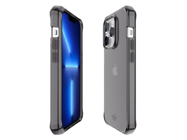 ITSKINS SPECTRUM R Clear - Baksidedeksel for mobiltelefon - røyk - for Apple iPhone 14 Pro