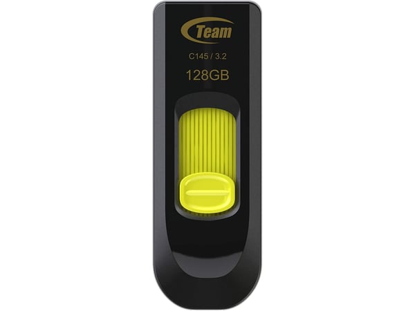 Team Color Series C145 - USB-flashstasjon - 128 GB - USB 3.0 - gul