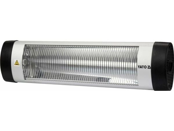 Yato YT-99530, Infrarød elektrisk romvarmer, Quartz glass, 1,9 m, IPX0, Inne & Ute, Tak, Gulv, Vegg