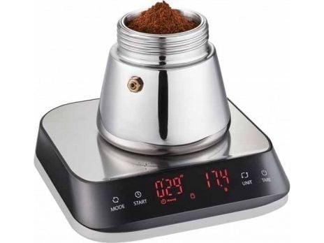 GEFU PREZISO, Elektronisk köksvåg, 3 kg, 0,1 g, Svart, Rostfritt stål, Plast, Silikon, Rostfritt stål, Rostfritt stål