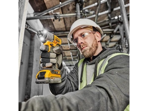 DeWALT DCF840NT-XJ, Pistoolikahva, 1/4", Musta, Keltainen, Harjaton, 200 Nm, Akku