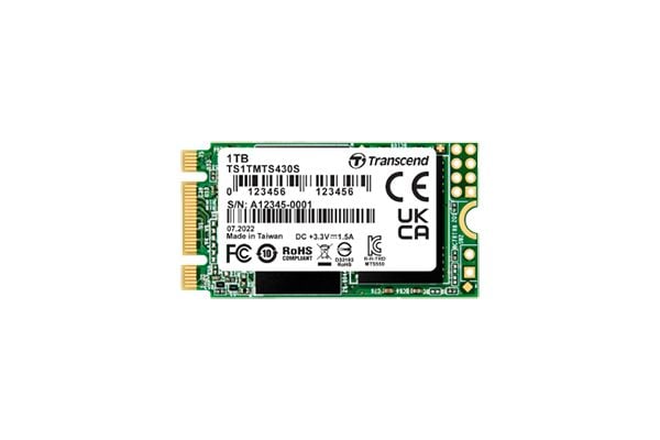 Transcend 430S - SSD - 1 TB - intern - M.2 2242 - SATA 6Gb/s