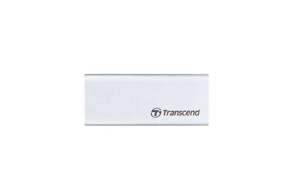 Transcend ESD260C - SSD - 1 TB - ekstern (bærbar) - USB 3.1 Gen 2 - sølv