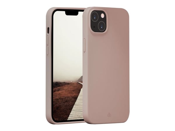 dbramante1928 Greenland - Baksidedeksel for mobiltelefon - 100 % resirkulert plast - rosa sand - for Apple iPhone 14 Plus