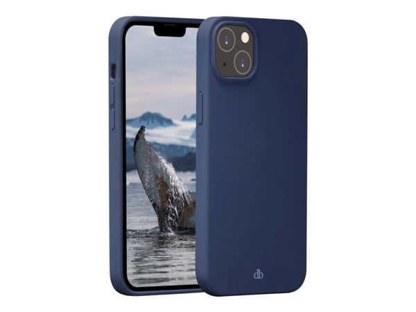 dbramante1928 Monaco - Baksidedeksel for mobiltelefon - MagSafe-samsvar - resirkulert plast - asurblå - for Apple iPhone 14 Plus
