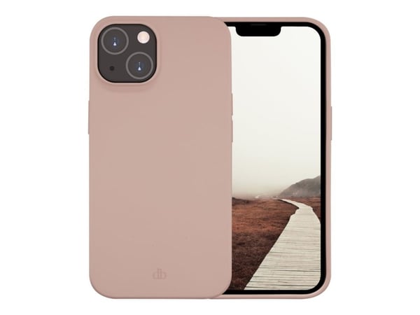 dbramante1928 Greenland - Baksidedeksel for mobiltelefon - 100 % resirkulert plast - rosa sand - for Apple iPhone 14