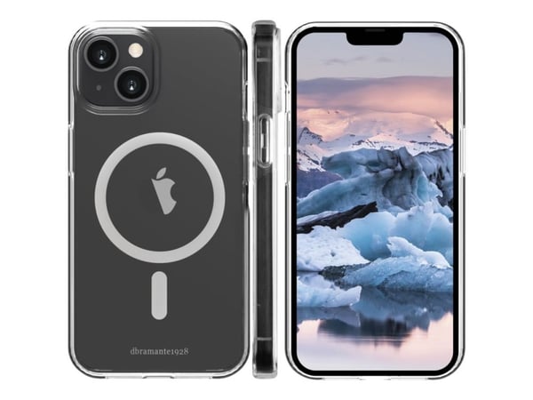 dbramante1928 Iceland Pro - Baksidedeksel for mobiltelefon - MagSafe-samsvar - 100 % resirkulert plast - isklar - for Apple iPhone 14