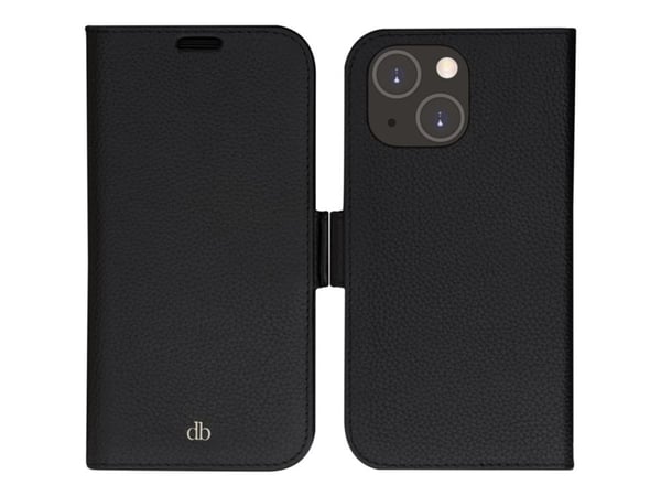 dbramante1928 New York, Lompakkokotelo, Apple, iPhone 14, 15,5 cm (6.1"), Musta