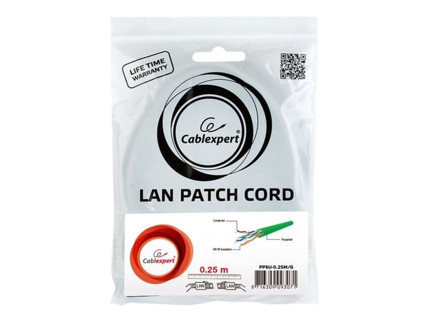 Cablexpert - Koblingskabel - RJ-45 (hann) til RJ-45 (hann) - UTP - CAT 6 - formstøpt, flertrådet - grønn