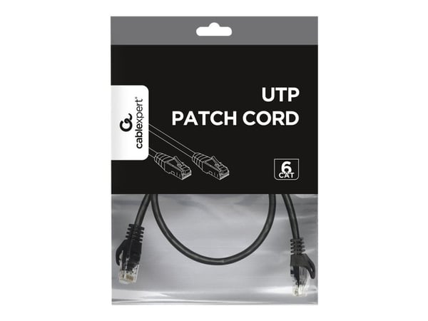 Cablexpert - Koblingskabel - RJ-45 (hann) til RJ-45 (hann) - UTP - CAT 6 - formstøpt, flertrådet - svart