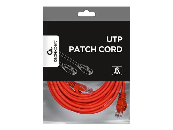 Cablexpert - Koblingskabel - RJ-45 (hann) til RJ-45 (hann) - UTP - CAT 6 - formstøpt, flertrådet - rød