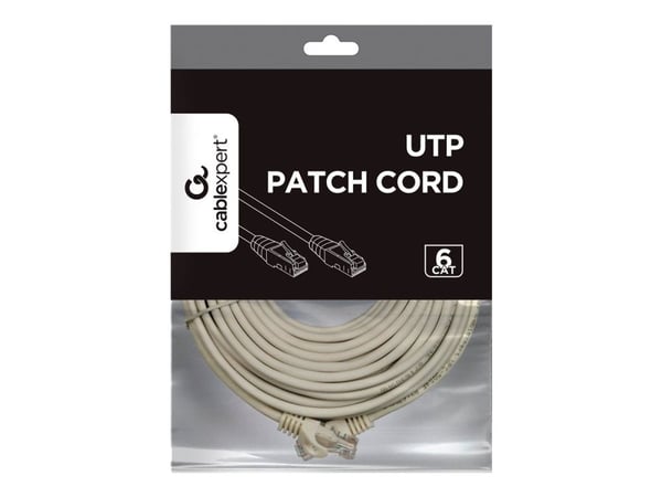Cablexpert - Koblingskabel - RJ-45 (hann) til RJ-45 (hann) - UTP - CAT 6 - formstøpt, flertrådet - grå