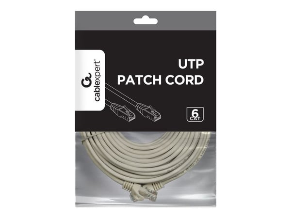 Cablexpert - Koblingskabel - RJ-45 (hann) til RJ-45 (hann) - UTP - CAT 6 - formstøpt, flertrådet - grå