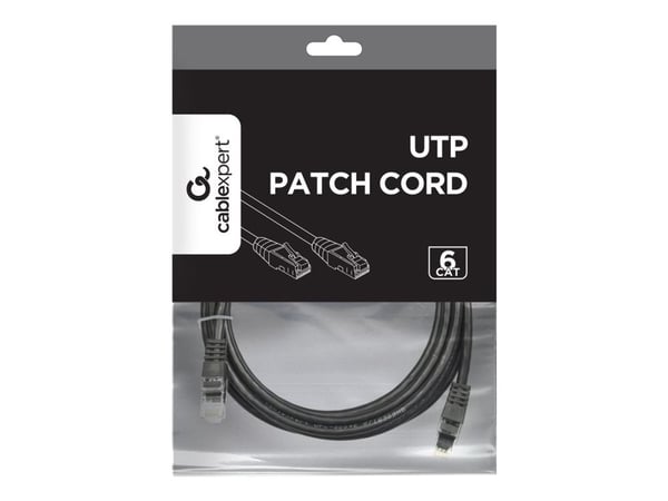 Cablexpert - Koblingskabel - RJ-45 (hann) til RJ-45 (hann) - UTP - CAT 6 - formstøpt, flertrådet - svart