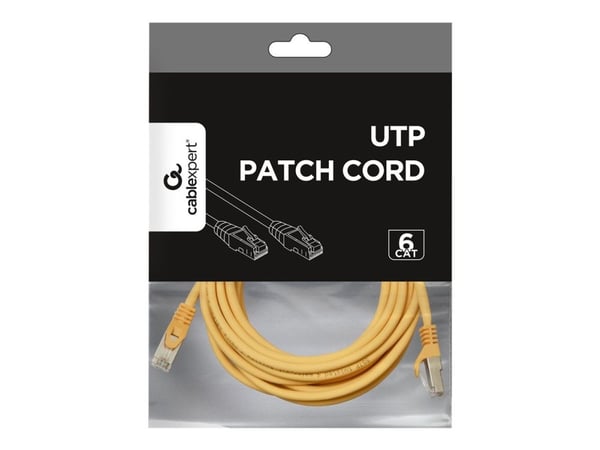 Cablexpert - Koblingskabel - RJ-45 (hann) til RJ-45 (hann) - UTP - CAT 6 - formstøpt, flertrådet - gul