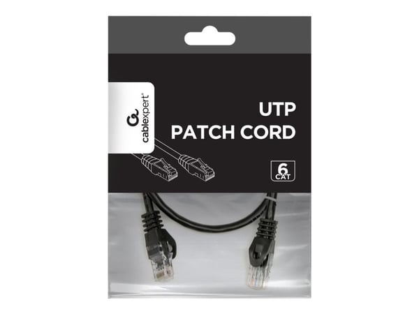 Cablexpert - Koblingskabel - RJ-45 (hann) til RJ-45 (hann) - UTP - CAT 6 - formstøpt, flertrådet - svart
