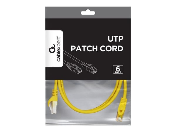 Cablexpert - Koblingskabel - RJ-45 (hann) til RJ-45 (hann) - UTP - CAT 6 - formstøpt, flertrådet - gul