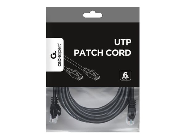 Cablexpert - Koblingskabel - RJ-45 (hann) til RJ-45 (hann) - UTP - CAT 6 - formstøpt, flertrådet - svart
