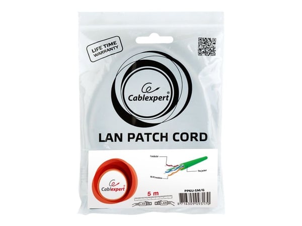 Cablexpert - Koblingskabel - RJ-45 (hann) til RJ-45 (hann) - UTP - CAT 6 - formstøpt, flertrådet - grønn