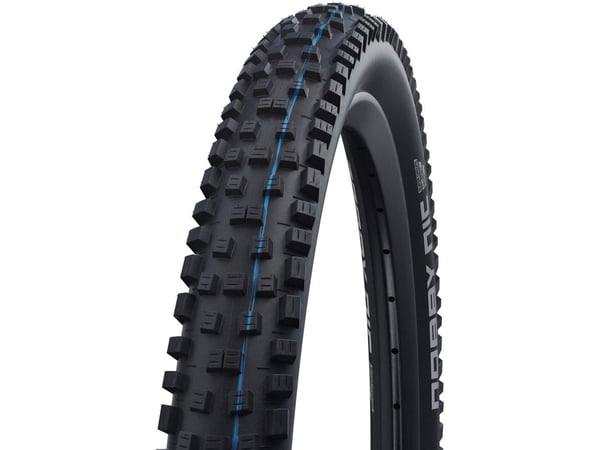 Schwalbe Nobby Nic, 27.5", MTB, Med slange, Folding bead, Sort, 50 psi